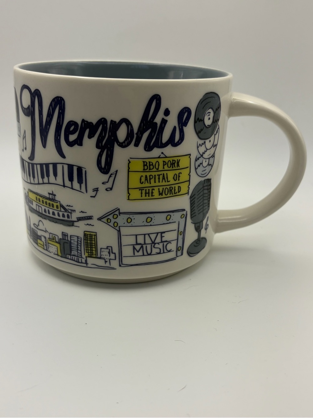 Starbucks Memphis 14oz Coffee Mug Been There Series Tennessee